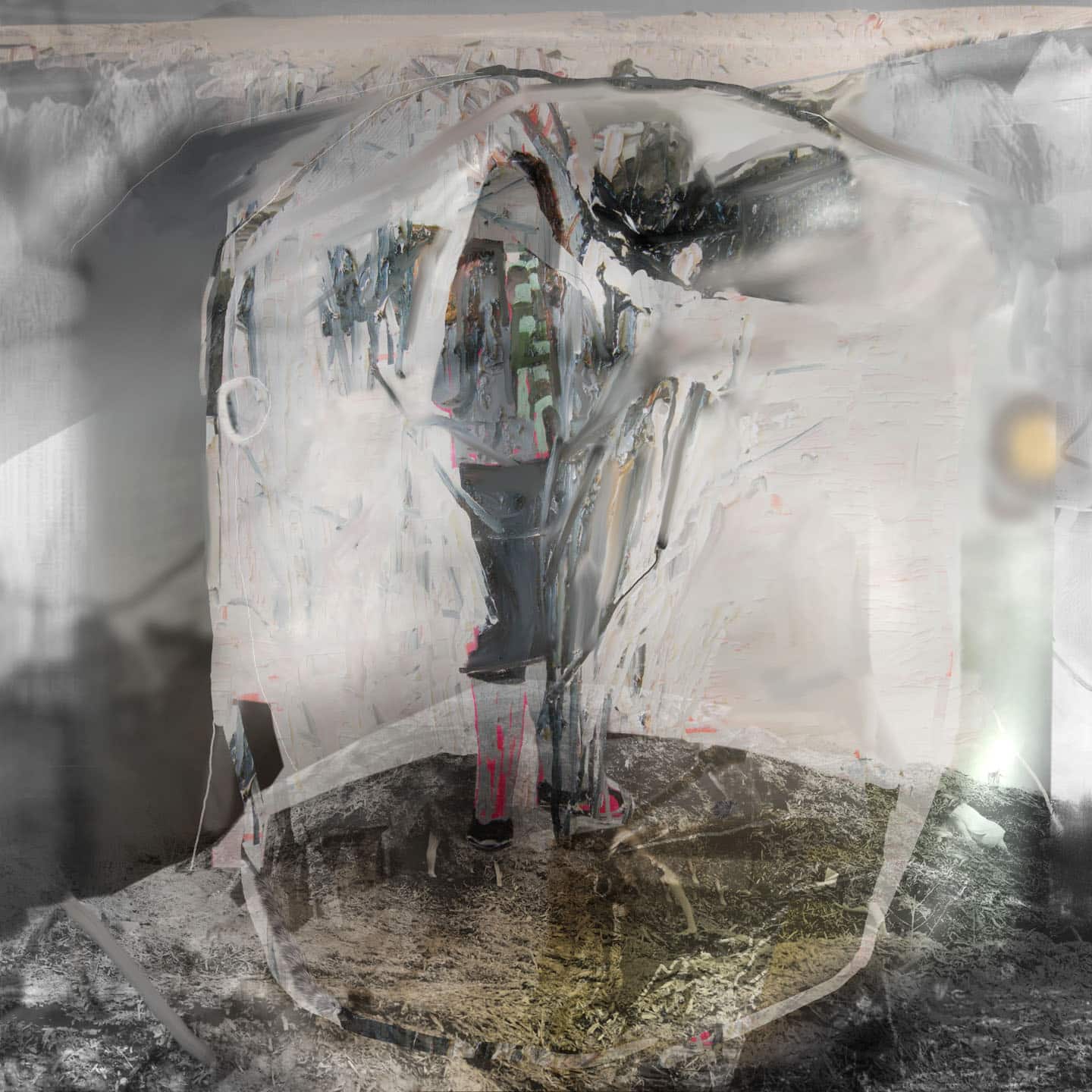 Alex Fischer, Julia Waits at Kims Crag, 2009, 17×17 inch digital matte giclee